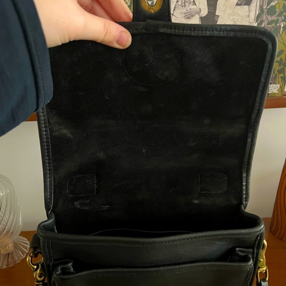 Vintage Coach Station Bag - Black - 1994 - Picture 8 of 10